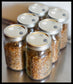 6 Sterilized Jars of Grain